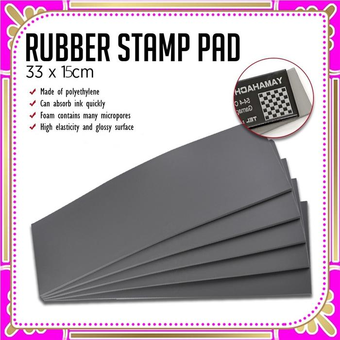 Bantalan Karet Stempel untuk Mesin Stempel Flash (15cm x 33cm) Karet Stempel Flash Bantalan Stempel 