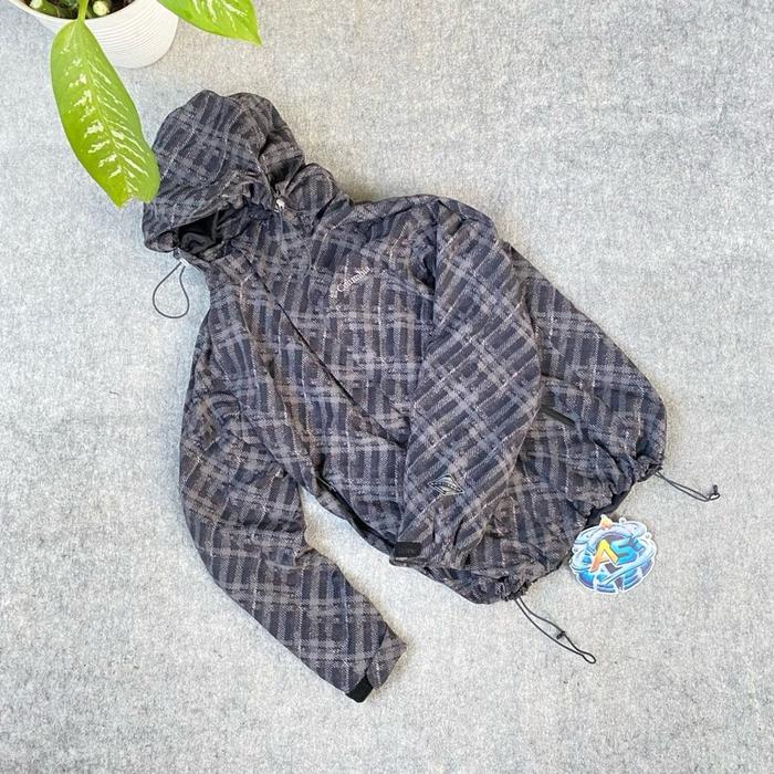 Plaid outdoor jacket columbia omni tech super cakep banget