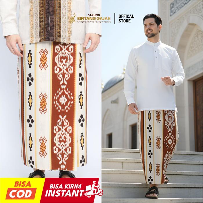 Sarung Bintang Gajah Onta Legenda WS 7779 Motif Ornamen Etnik Modern
