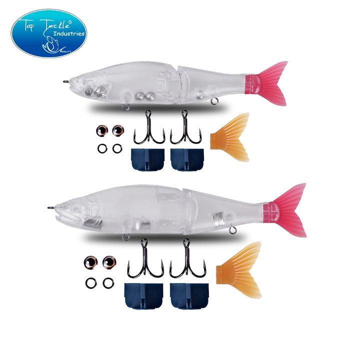 unpainted swimbait DIY fishing lure jointed bait CF LURE slow sinking
