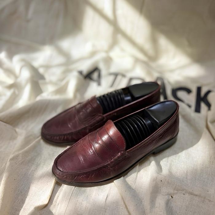 penny loafer pegabo made in italy burgundy not gh bass weejuns berwick paraboot trickers alden