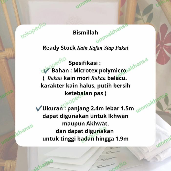Terbaik Kain Kafan Laki-laki dan perempuan | Kain kafan nstan Shadeeqa Project Terimakasih