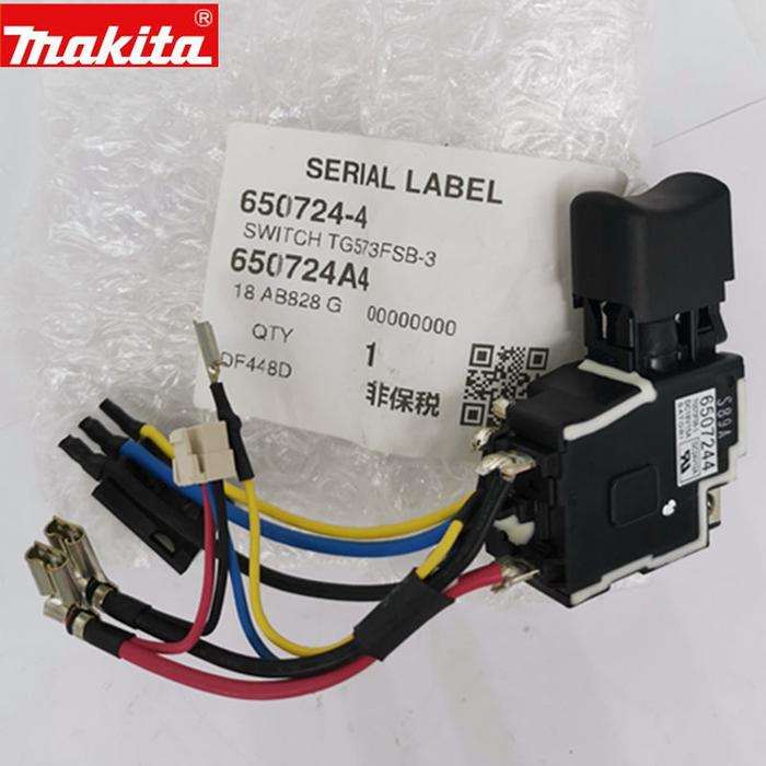 MAKITA 650724-4 Switch for BDF458RFE DHP458Z DHP448 DDF458RFE
