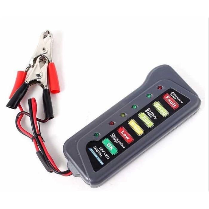 Battery Alternator Tester Baterai Dinamo Digital 12V 6 LED BJ-803