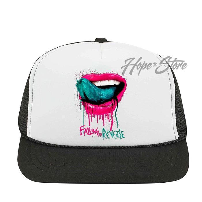 TOPI Falling In Reverse band l Topi Snapback Jaring/Trucker Premium Musim panas Topi MUSIK band