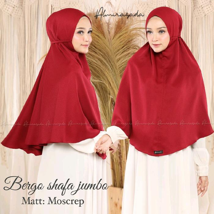 Hijab Instan Bergo shafa bahan Jersey iris Al-dhans By Collection