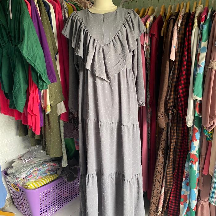 Gamis crincle rubiah / gamis sale / gamis rumbai