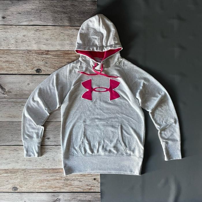 HOODIE UNDER ARMOUR GREY BIG LOGO SECOND ORIGINAL - Unisex