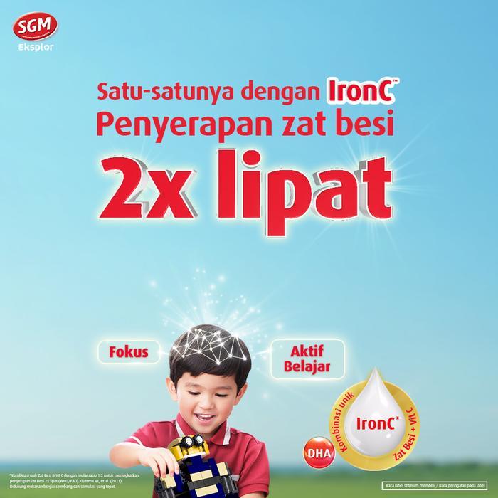 Paket 5 - SGM Eksplor 1 Plus Susu Pertumbuhan 1-3 Thn Madu 900g