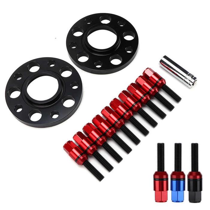 Baut Roda Lug 6061-T6 Aluminium Aloi Roda Spacer Meningkatkan