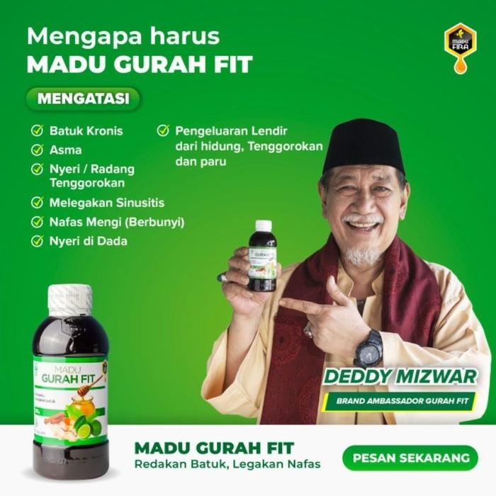 MADU GURAH FIT ORIGINAL 100% OBAT BATUK KRONIS, ASMA, SESAK NAFAS, RADANG TENGGOROKAN, NYERI DADA, T