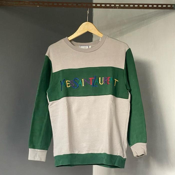 YSL Yves Saint Laurent 2 Tone Sweater