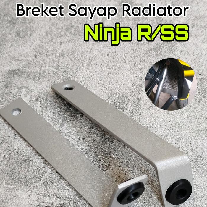 Breket Sayap Sirip Radiator Bpro QTT Spac VND Ninja R SS Breket Sayap Radiator Body Depan Ninja R SS