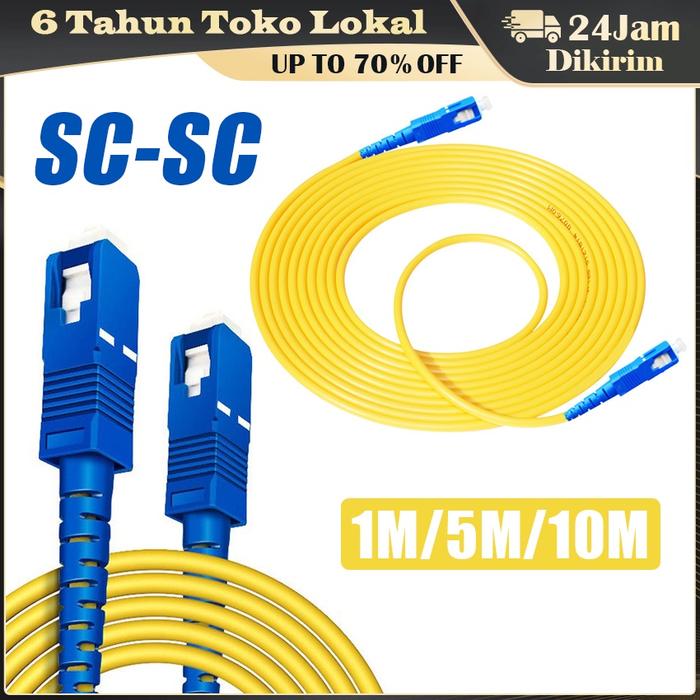 patchcore Patchcord SC UPC Kabel Fiber Optik Pathcord SC PC