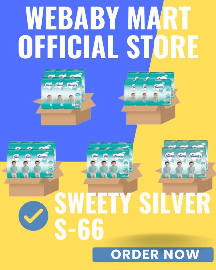 Sweety silver S-66 promo terlaris termurah 1 Karton isi 6 Ball