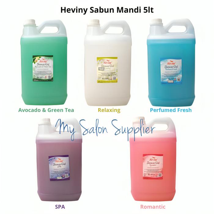 Heviny Shower Gel 5L / Sabun Mandi / Body Wash