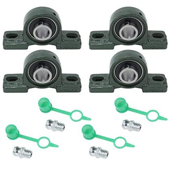 4Pcs Pillow Block Pillow Block Set UCP204 20Mm Pillow Block Zinc