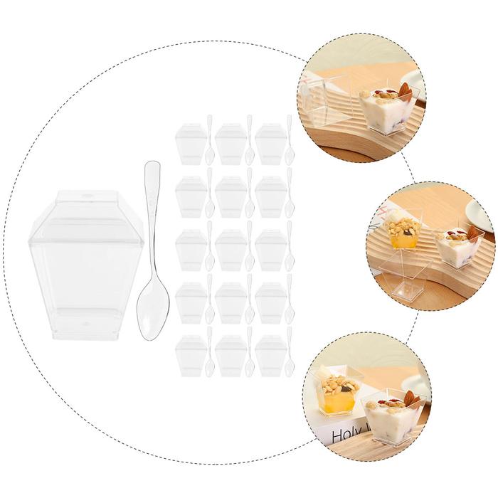 Dessert Cup Cups Bowls Mini Bowl Mousse Tiramisu Reusable Parfait