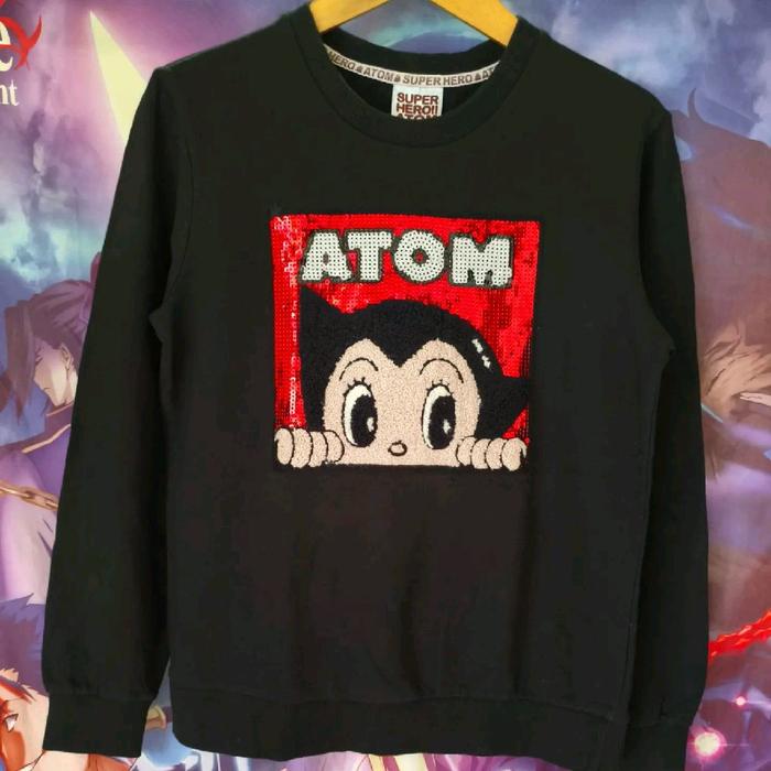 Astro Boy Tezuka Productions Atom Sequin Chenille Patch Official Merch Anime Sweatshirt Cn Crewneck 