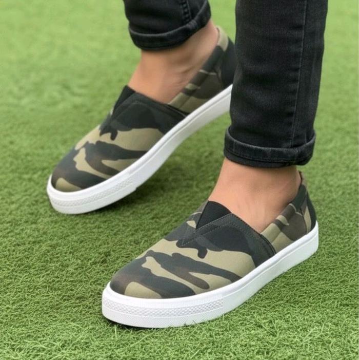Sepatu Pria slip on bukan wakai Army 503