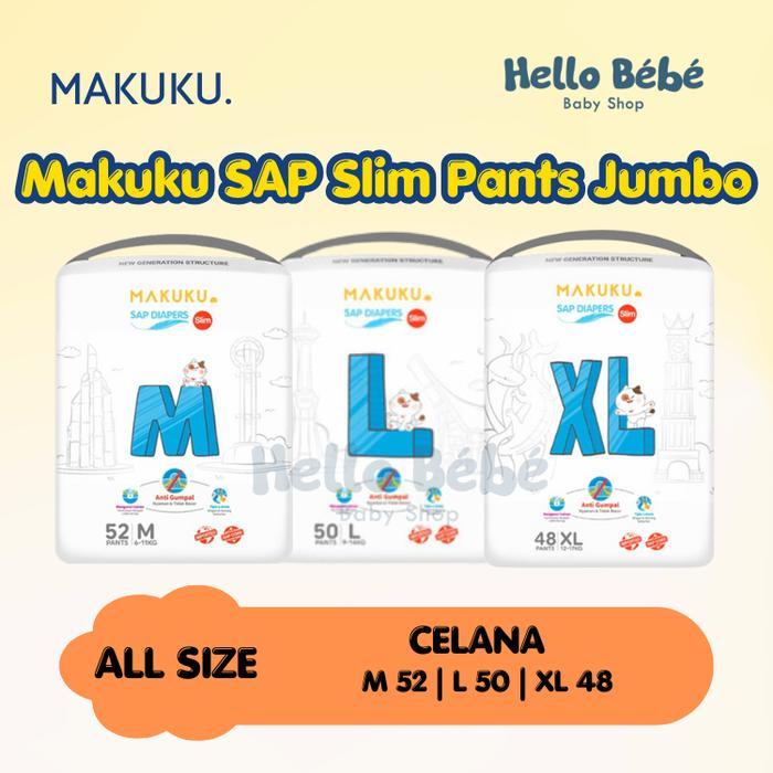 Makuku Sap Diapers Slim Pants / Diapers Makuku Sap Slim Pants #Gratisongkir