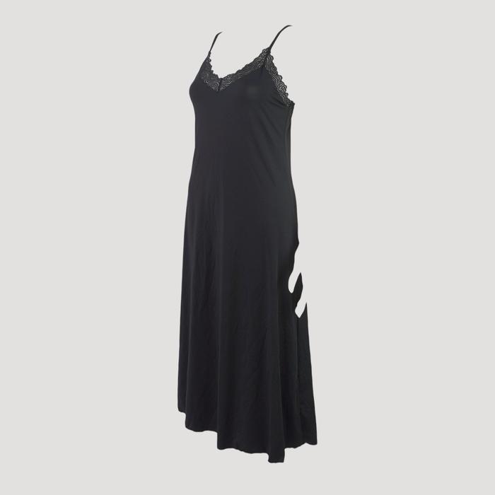 BARANG TERLARIS ST YVES Lingerie Baju Tidur Wanita Tanpa Busa Long Dress Mix Hias Lace Sleepwear Pak