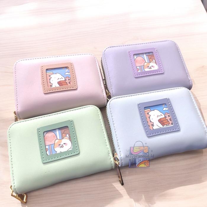MINISO CUTE ANIMAL PHOTO FRAME ZIP AROUND COIN PURSE | DOMPET KOIN ZIPPER | DOMPET WANITA | DOMPET L