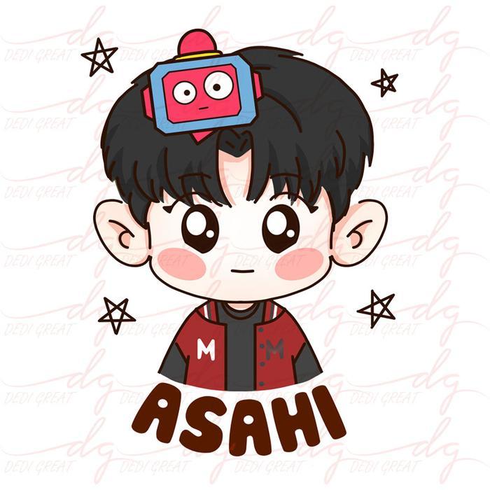 Totebag Treasure Truz Chibi Lucu Kpop Korea Tas Serut Kanvas Wanita Aesthetic Cewek