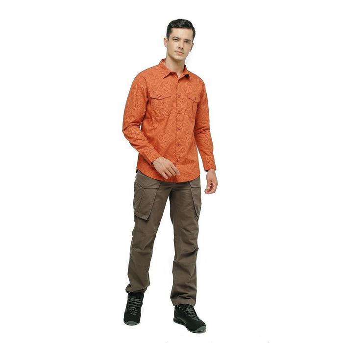 Baju Kemeja Eiger Peasley H401 Terra cotta Baju Kemeja lengan panjang baju kemeja pria baju batik pr