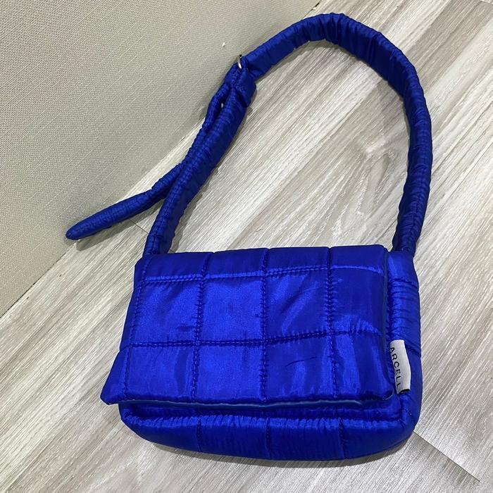 [BELI LOKAL] ARCELL - Tas Selempang Wanita - Puffy Lemon Bag