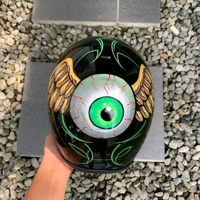 Helm Slimhead Custom Free Pet