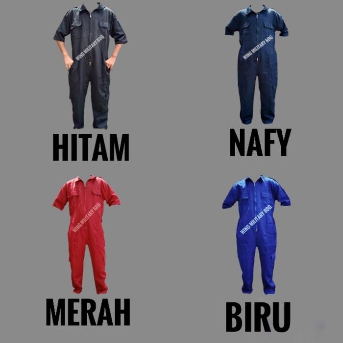 TERBARU!!! Wearpack Coverrol Seragam Mekanik Lengan Pendek