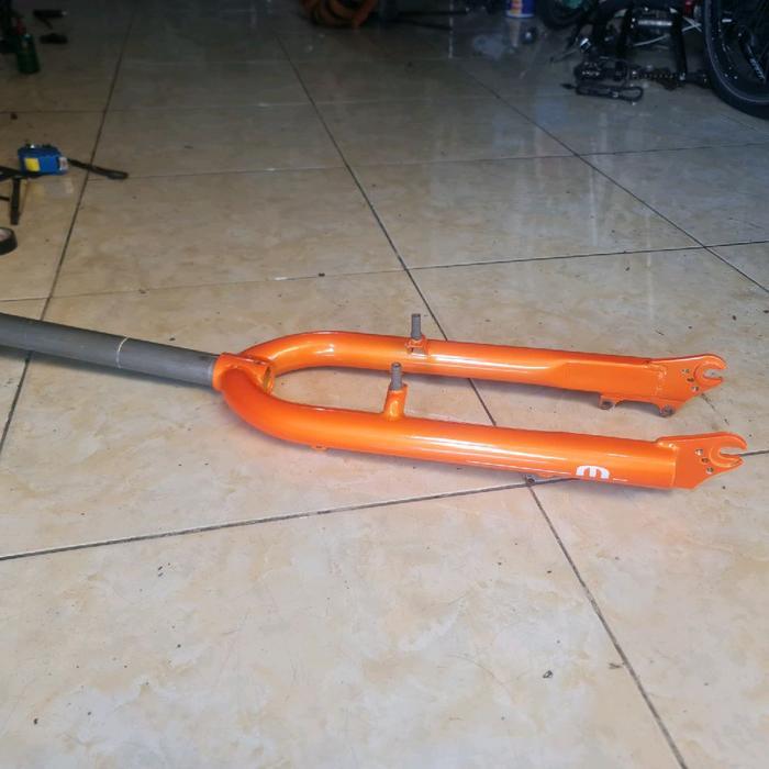Fork Rigid chromoly cr mo 4130 26 retro oversize 28.6 disc v brake made in taiwan TAD178