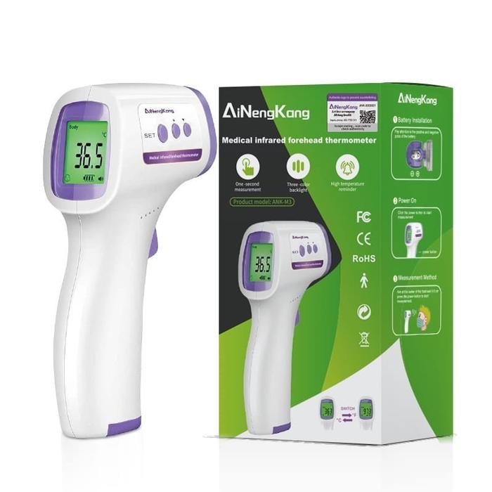 [ AOGESI ] Thermo Gun Digital Termometer Tembak Thermometer Infrared Murah Original  hermometer Gun 