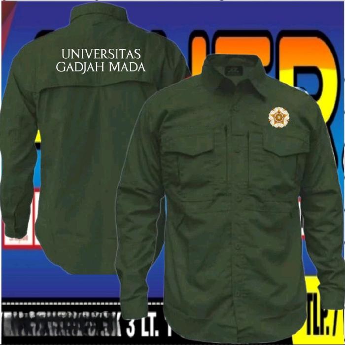 kemeja tactical universitas gadjah Mada kemeja universitas gadjah Mada baju universitas gadjah Mada