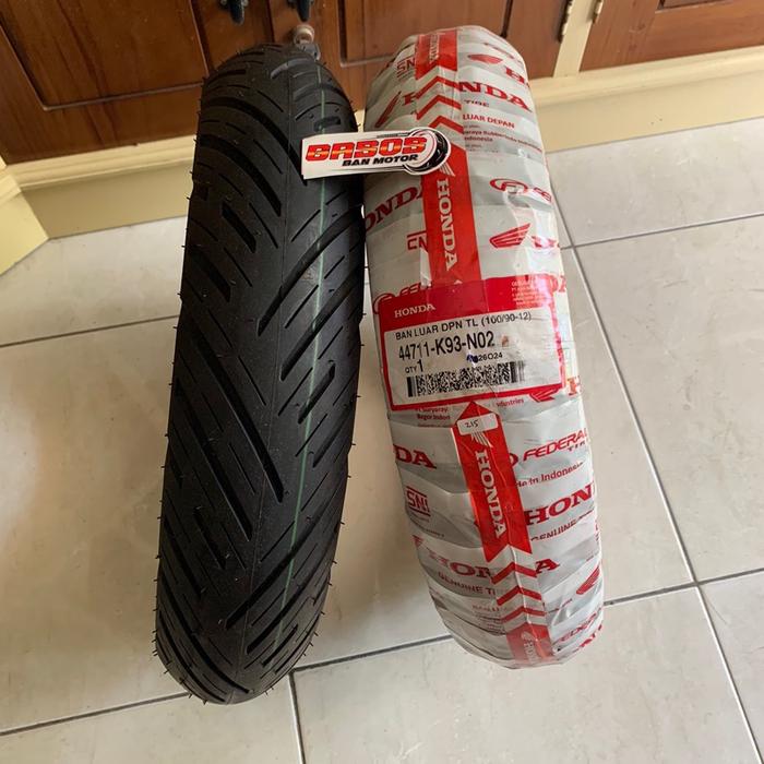 Ban AHM Federal k93 100/90-12 Tubelesss