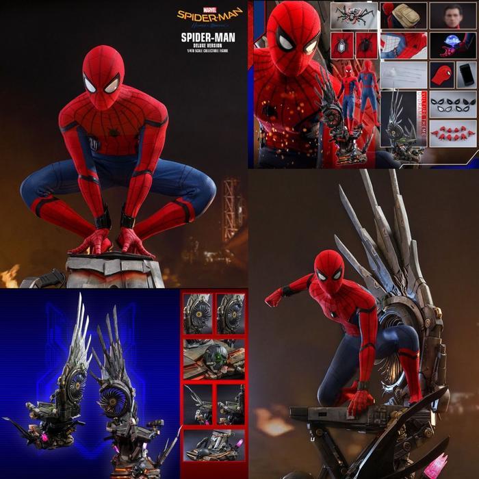 Hot Toys - Spiderman Homecoming - Spiderman Deluxe Version - QS015