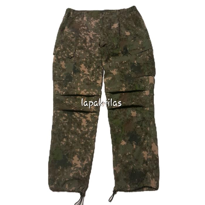 Trouser Digital Camouflage Granite B Issue ROK ARMY Celana Cargo Tactical Original Second Korea
