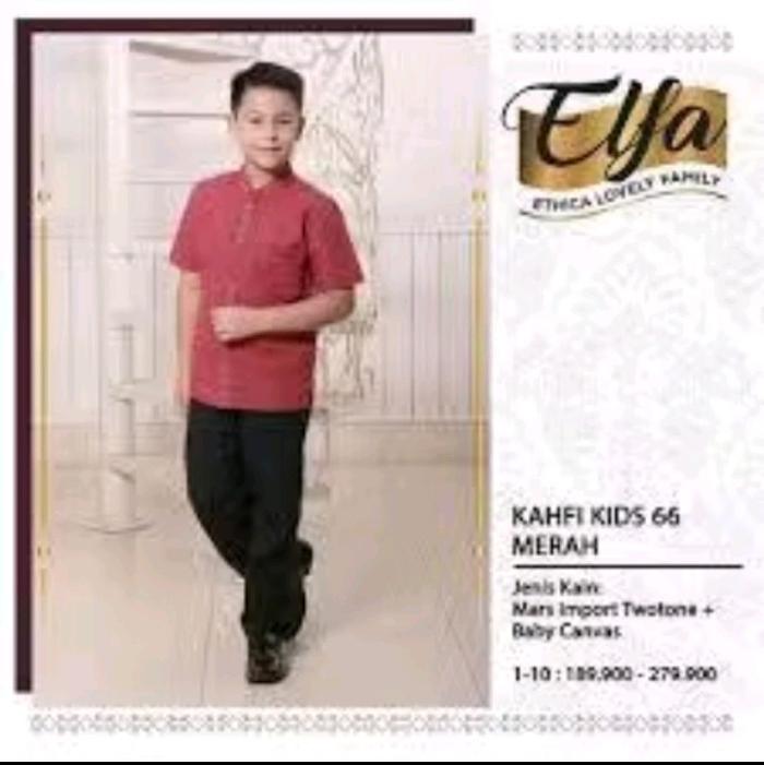 KOKO ANAK ETHICA KAHFI KIDS 66 MAROON