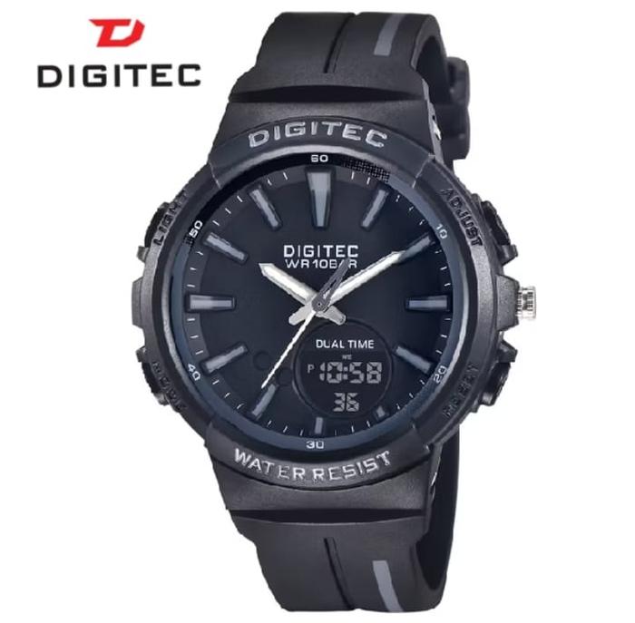 DIGITEC DT 4126 Jam Tangan Wanita Rubber tahan air Watches Stopwatch Jarum