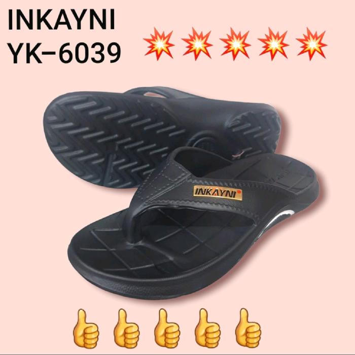 Sandal Jepit Karet Pria Dewasa Inkayni YK-6039 Tahan air Sendal