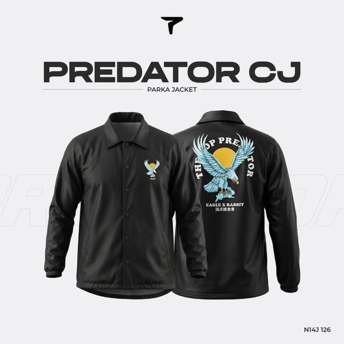 Jaket Coach Pria Tracker Top Predator CJ