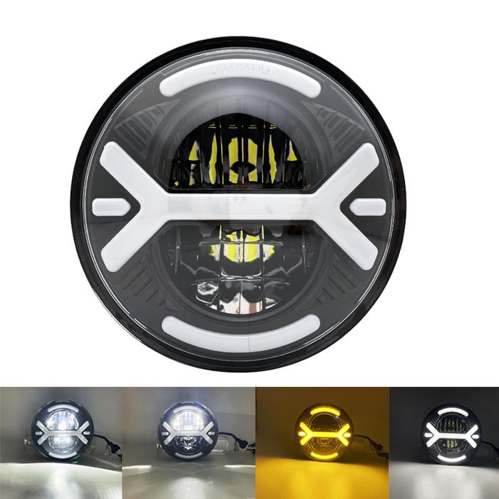Newest 5.75Inch LED Headlight Motorcycle 5.75 inch Headlamp Projector For Sportster Dyna XL 883C 1