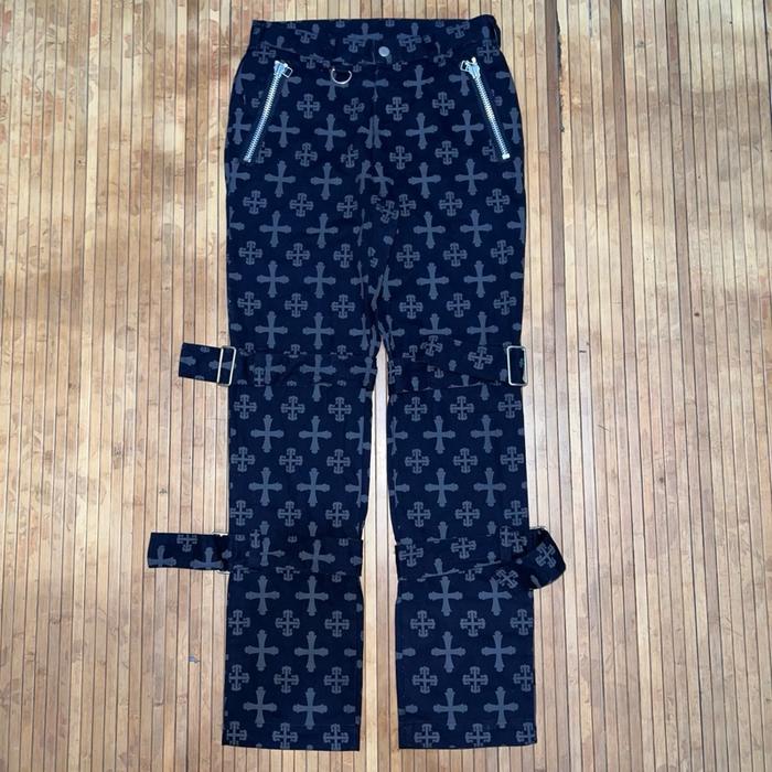 JAPANESE BRAND SECRET AGENTS BONDAGE PUNK PANTS Goa hysteric glamour tornado mart