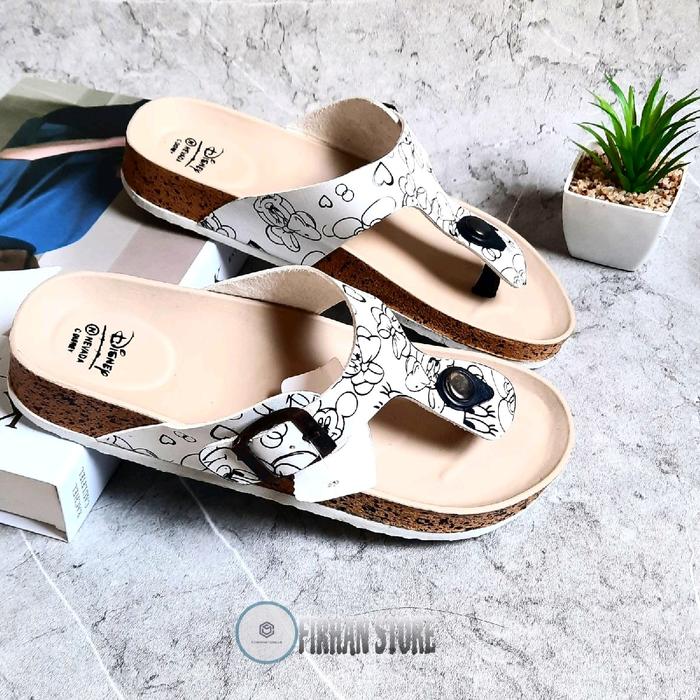 sandal slop wanita terbaru DISNEY sandal wanita distro terlaris sandal nevada disney murah sandal wa