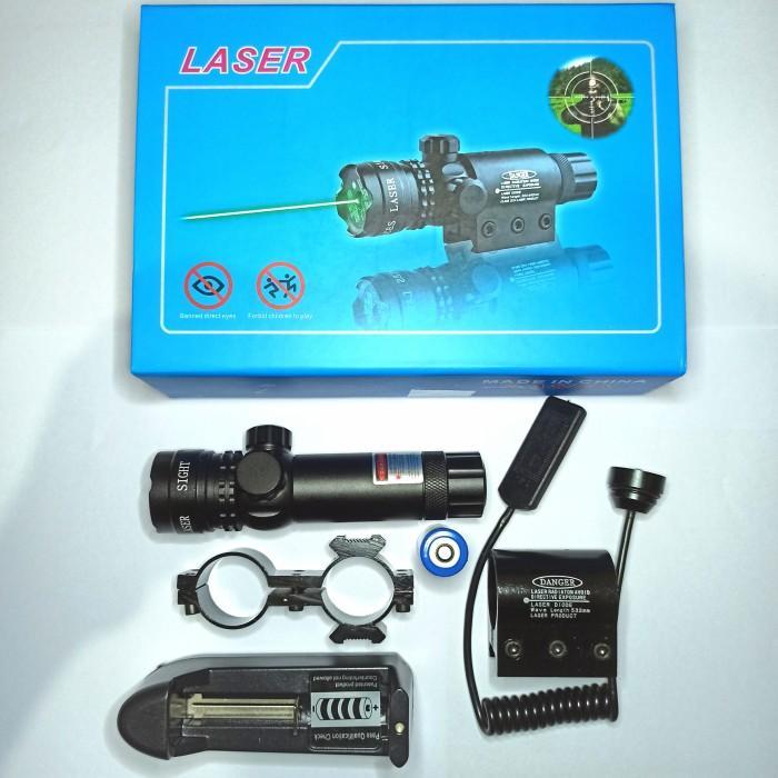 STOK TERBATAS !!!! LASER SCOPE HIJAU / GREEN LASER SCOPE /LASER POINTER TERJANGKAU