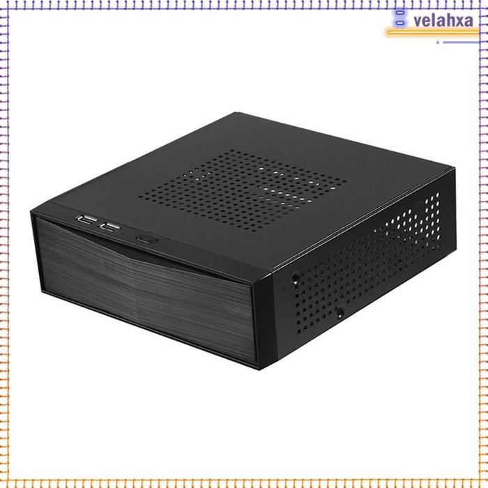 [Velahxa] Casing Mini ITX Host Horizontal Chassis Gaming Power Supply