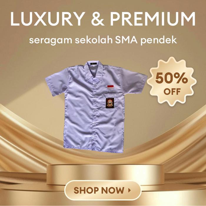 Seragam Sekolah Marshella Baju Putih SMA Kelas 1 Sampai Kelas 3