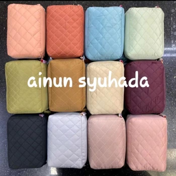 AINUN MUKENA Mukena Parasut Glossy polos by AInun Syuhada - mukena traveling