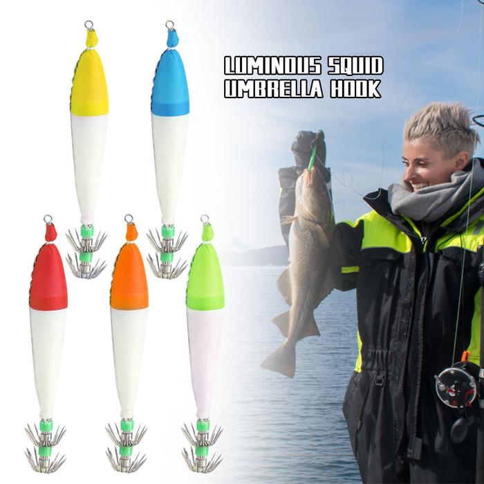 5PCS HOT Woven cloth roll Angling Simulation Jigs Octopus